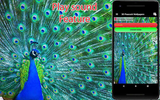3D Peacock Live Wallpapers screenshot 5