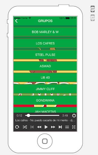 Radio Reggae. Reggae music. Reggae Radio Músic app screenshot 10