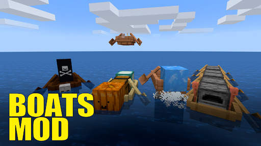 Boats Mod for Minecraft PE screenshot 1