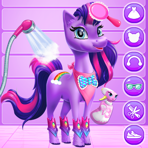 Magical Unicorn Candy World أيقونة