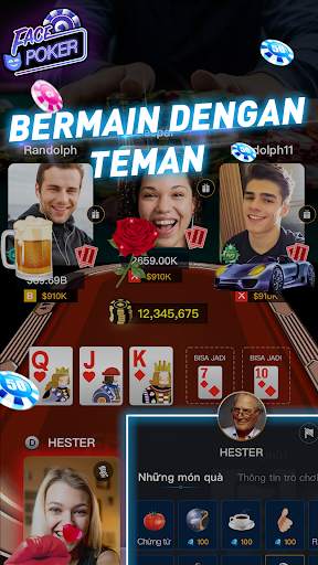 Face Poker - Live Video Poker screenshot 1