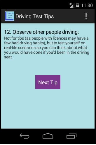 Driving License Road Test Tips screenshot 4