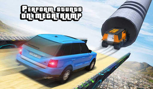 Mega Ramp Cruiser Car Stunt Racing Games 2018 screenshot 8