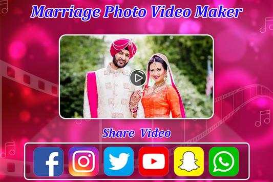 Marriage Photo Video Maker screenshot 3