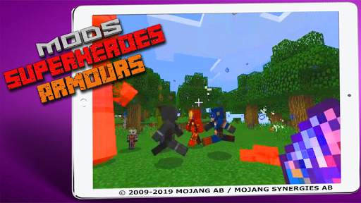 SuperHeroes Mod Armours screenshot 1