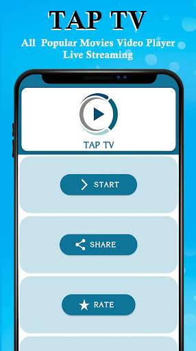 Tap tv - live tv channel player स्क्रीनशॉट 1