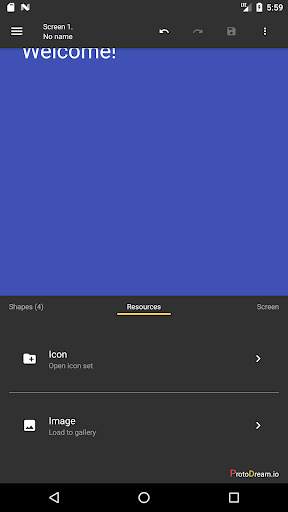 ProtoDream.io - Application prototype tools (Beta) 3 تصوير الشاشة