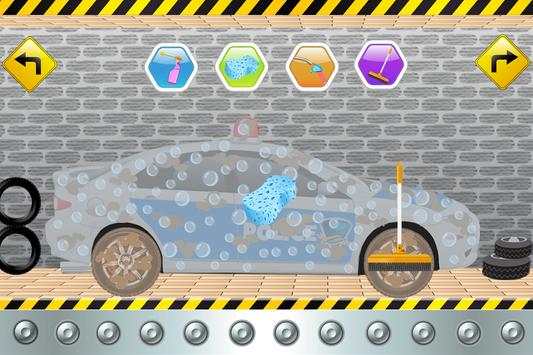 Police Car - Wash Games screenshot 3