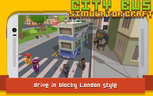 City Bus Simulator Craft screenshot 1