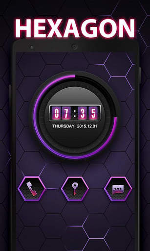(FREE) New Hexagon GO Locker screenshot 1
