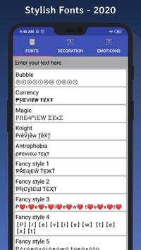 Stylish Fonts screenshot 3