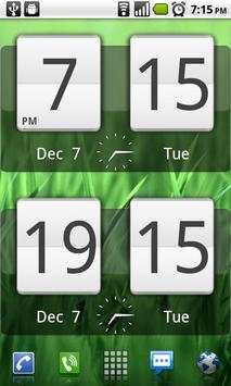 Sense Analog Clock Widget screenshot 1