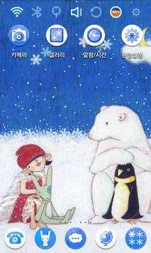 Penguin, Bear and Doll Theme screenshot 1