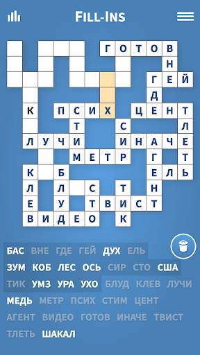 Fill-Ins · Словесных Головоломок скриншот 1