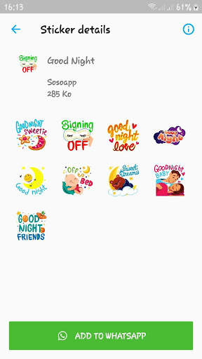 Good Morning Stickers скриншот 5