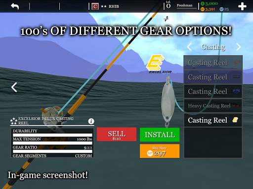 uCaptain: Boat Fishing Game 3D screenshot 16