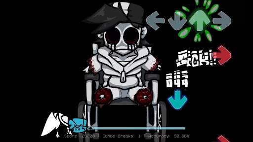Shaggy Monochrome FNF Mod screenshot 4