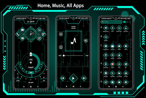 Pioneering Launcher - App lock, Hide App screenshot 3