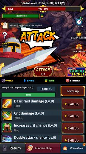 Retro Hero Mr Kim : Idle RPG screenshot 5