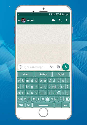 Easy Khmer English Keyboard screenshot 1