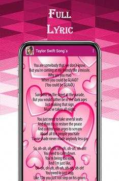 Taylor Swift Songs MP3 Offline screenshot 4