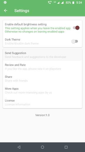 Brightness Manager - brightness per app manager screenshot 5