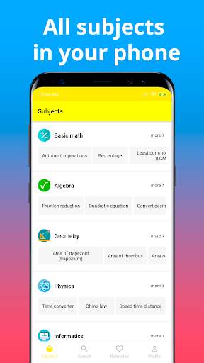 Studymate - free math calculator & homework helper screenshot 1