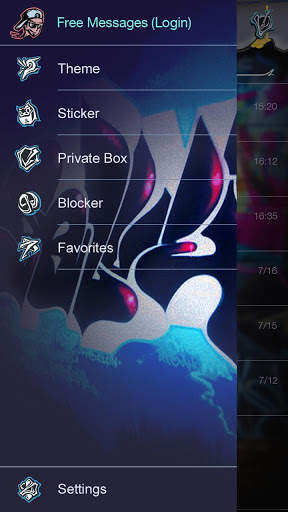 GO SMS PRO STREET SOUL THEME screenshot 5