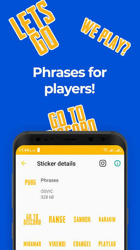 Stickers for WhatsApp (PUBG Fan App) 2020 ✅ screenshot 3