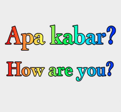 English Indonesian Rainbow Sticker For WhatsApp screenshot 5