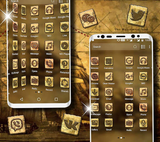 Treasure Hunt Launcher Theme 4 تصوير الشاشة