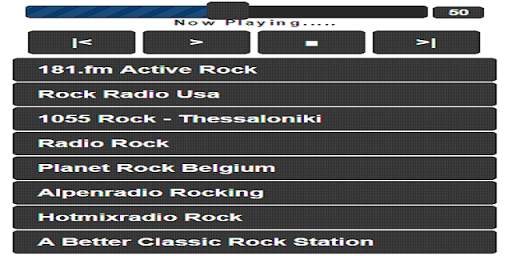 Rock Radio Player Live Music screenshot 2
