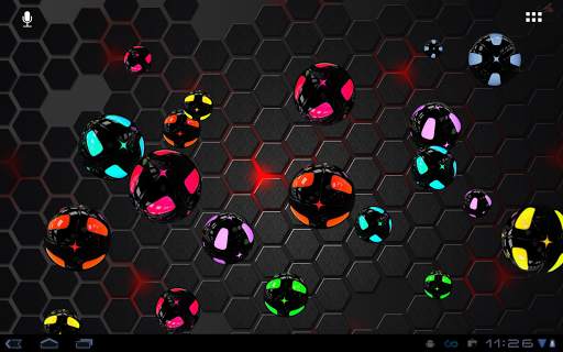 Black Bubble Live Wallpaper screenshot 8