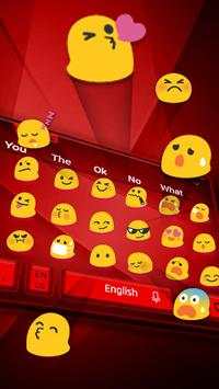 Red Keyboard Theme screenshot 2