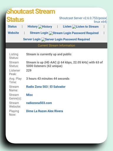 Radio de EL Salvador: Zone 503 screenshot 13