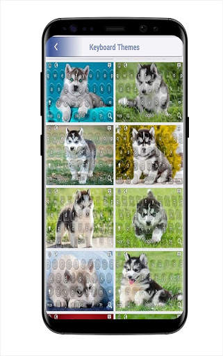 Siberian Husky Puppies Keyboard स्क्रीनशॉट 7