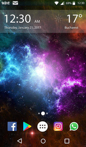 Nebulas Animated Keyboard   Live Wallpaper screenshot 6