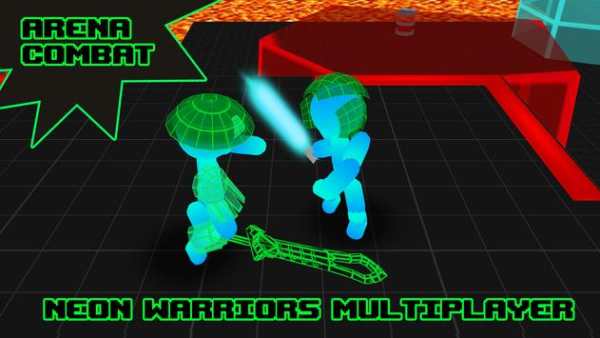 Stickman Multiplayer: Neon Warriors io screenshot 7