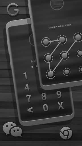 Wooden Graphite Launcher Theme screenshot 5