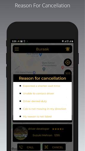 BURAAK Online Rides Payment Cab Taxi Rickshaw Bike screenshot 8