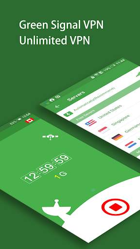 Green Signal VPN - A Fast, Unlimited, Free VPN screenshot 1