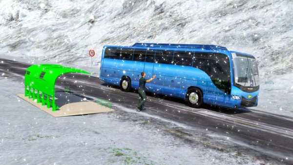 Driving Simulator Games : Hill Bus Coach screenshot 4