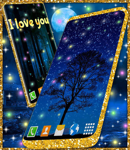 Firefly Live Wallpaper 🌟 Dark Night 4K Wallpapers screenshot 5