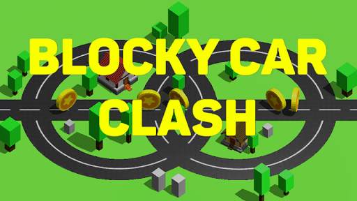 Blocky Car Clash screenshot 1