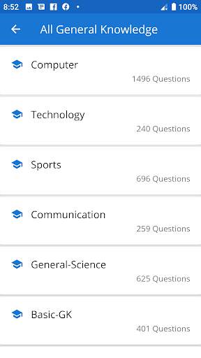 All in One General Knowledge Quiz App in English screenshot 11
