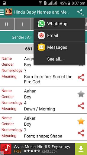 Hindu Baby Names and Meanings screenshot 7
