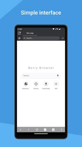 Berry Browser screenshot 2