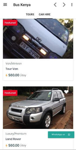 Bus Kenya - Bus, Car Hire, Hotel & Tour Booking screenshot 5
