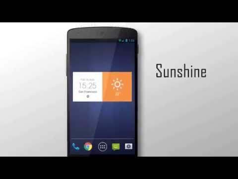 Live weather & Clock Widget screenshot 1