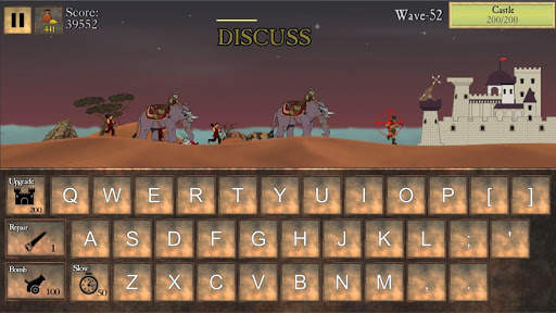 Type Defense - Typing and Writing Game screenshot 3